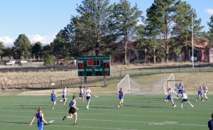 Seconds before the game was over, Kent scored to draw closer...