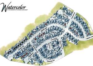 WATERCOLOR in The Meadows at Historic Castle Rock, Colorado WATERCOLOR in The Meadows at Historic Castle Rock, Colorado