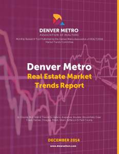 Denver Metro Association of Realtors 12/2014 Market Update.