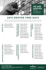 Enjoy a "Free" Day in Denver!