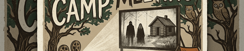 Poster for Uncanny Film Festival and Camp Meeting with dates, location, and event details